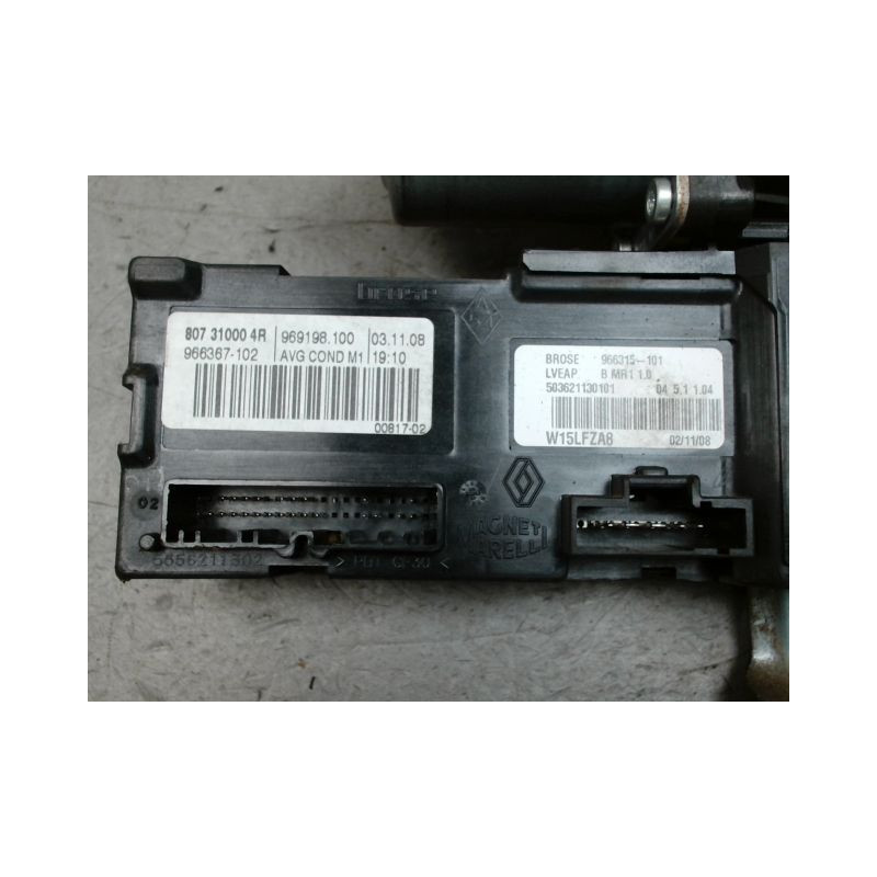 MECANISME+MOTEUR LEVE-GLACE AVANT GAUCHE RENAULT MEGANE III 2008-