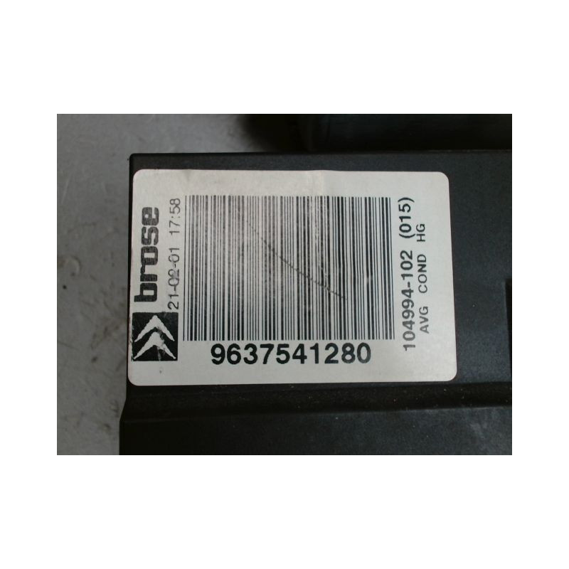MECANISME+MOTEUR LEVE-GLACE AVANT GAUCHE CITROEN C5 2001-2004