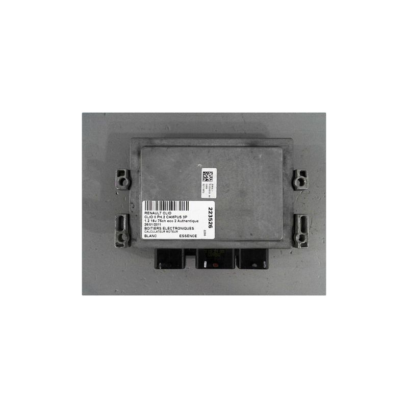 CALCULATEUR MOTEUR RENAULT CLIO II PH.2 CAMPUS 09-12