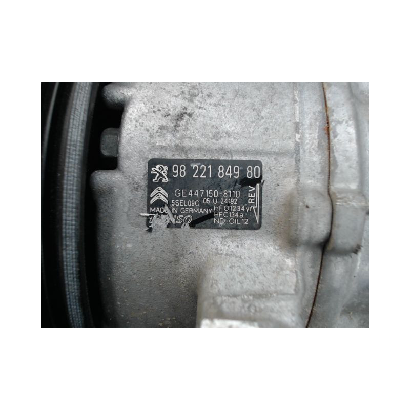 COMPRESSEUR AIR CONDITIONNE PEUGEOT 208
