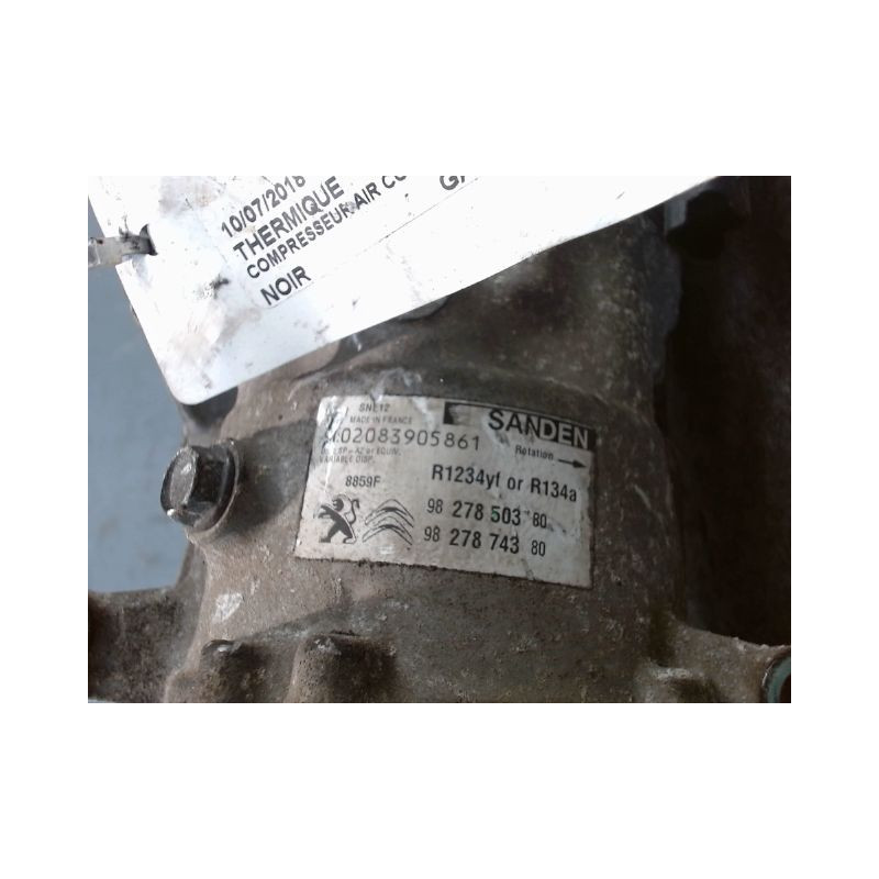 COMPRESSEUR AIR CONDITIONNE PEUGEOT 208