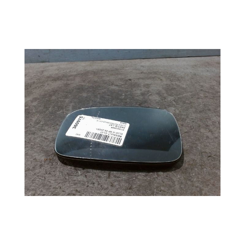 GLACE RETROVISEUR EXT G RENAULT CLIO III 2005-