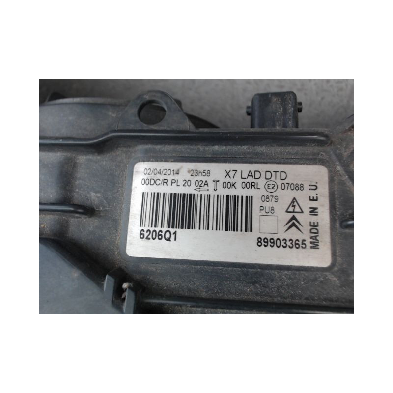PHARE DROIT CITROEN C5