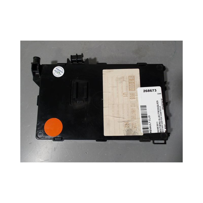 BOITIER GESTION HABITACLE RENAULT CLIO