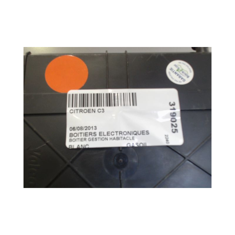 BOITIER GESTION HABITACLE CITROEN C3