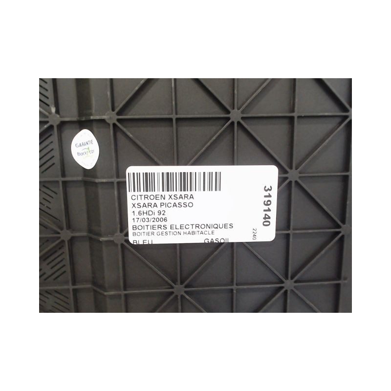BOITIER GESTION HABITACLE CITROEN XSARA PICASSO