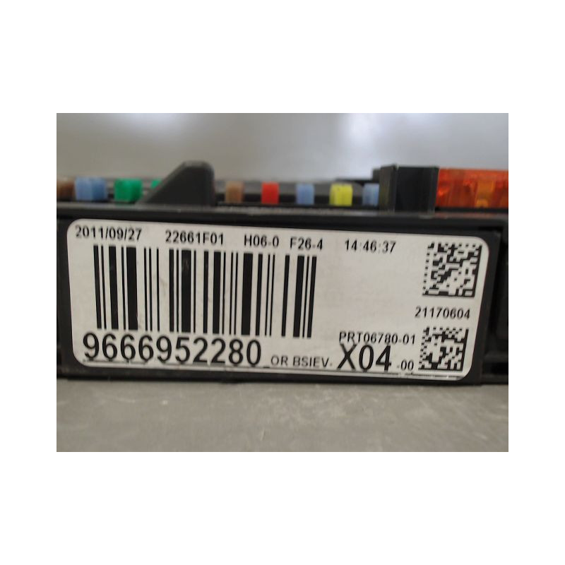 BOITIER GESTION HABITACLE CITROEN C3 2009-
