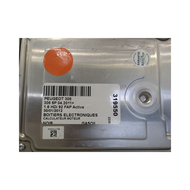 CALCULATEUR MOTEUR PEUGEOT 308 2011-
