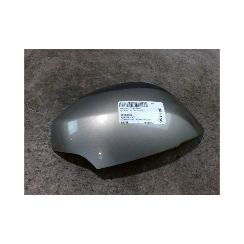 CARENAGE RETROVISEUR EXTERIEUR DROIT RENAULT SCENIC III 2009-