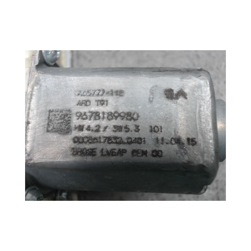 MECANISME+MOTEUR LEVE-GLACE ARRIERE DROIT PEUGEOT 308