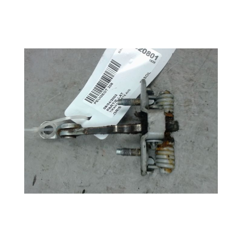 TIRANT PORTE AVANT DROIT PEUGEOT 206