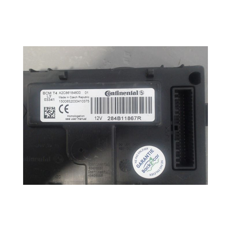 BOITIER GESTION HABITACLE RENAULT CLIO IV 2012-