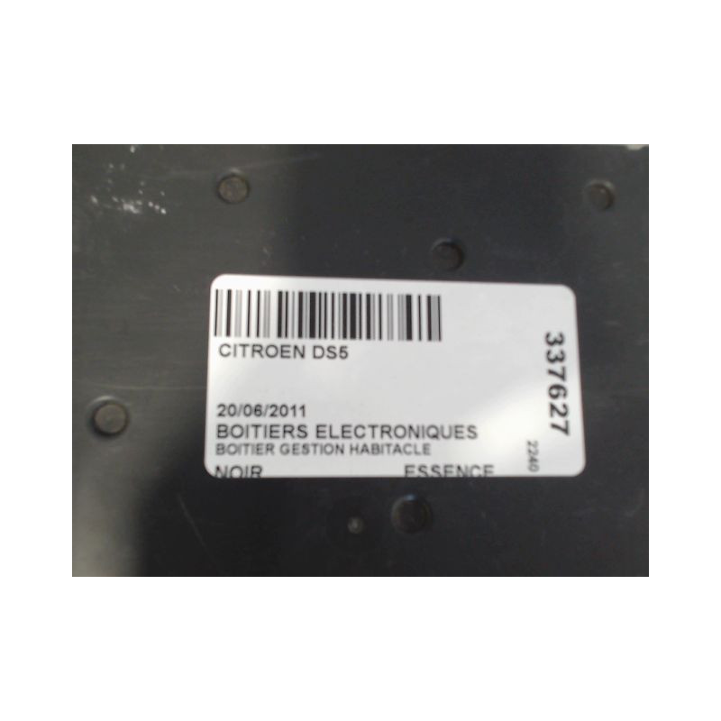 BOITIER GESTION HABITACLE CITROEN DS5
