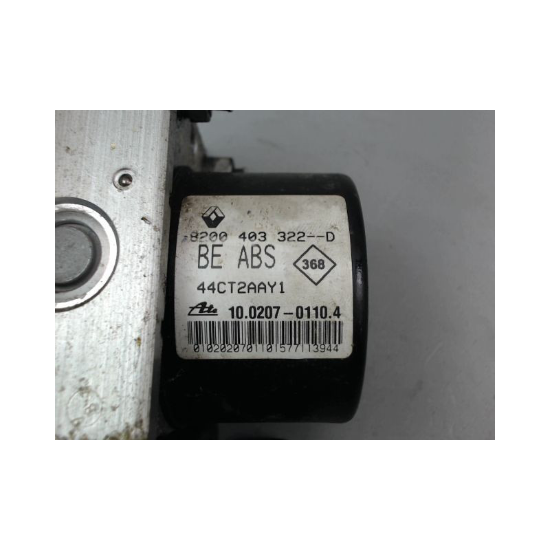 UNITE HYDRAULIQUE ABS RENAULT TWINGO II Phase 1 2007-2011