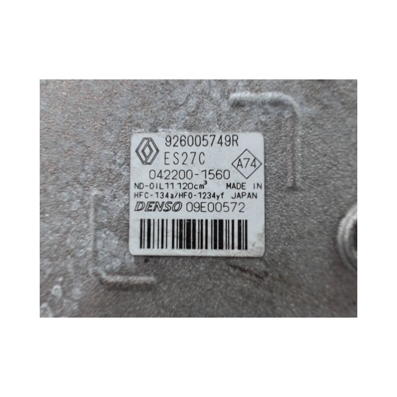 COMPRESSEUR AIR CONDITIONNE RENAULT ZOE