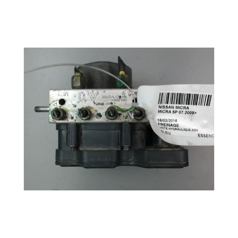 UNITE HYDRAULIQUE ABS NISSAN MICRA 2009-
