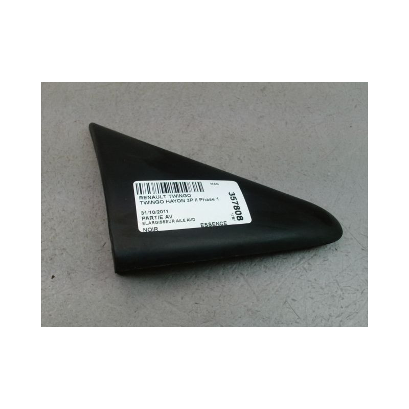 ELARGISSEUR AILE AVANT DROIT RENAULT TWINGO II Phase 1 2007-2011