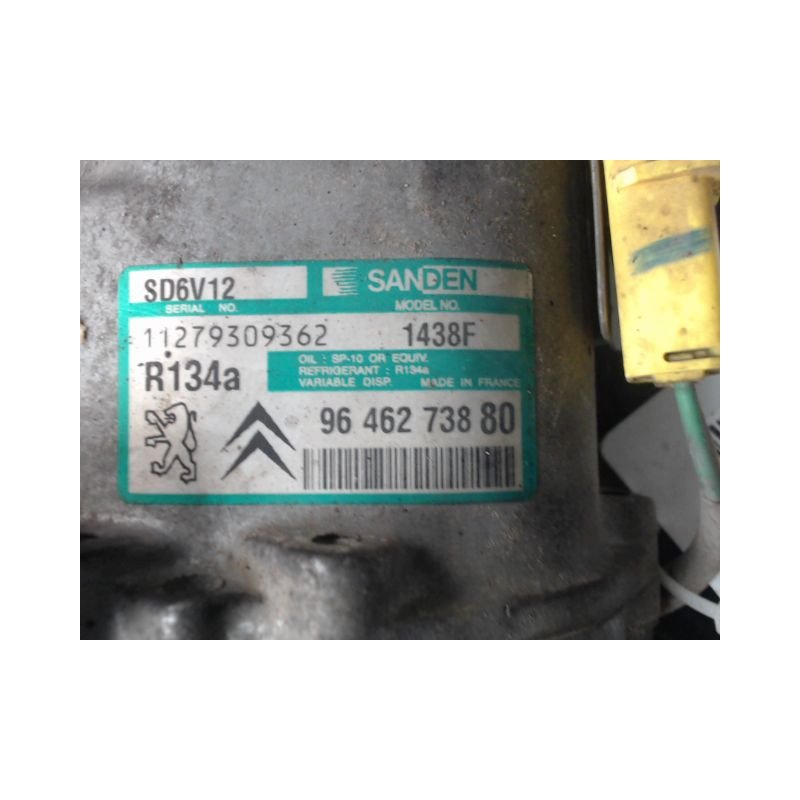COMPRESSEUR AIR CONDITIONNE PEUGEOT 206 5P