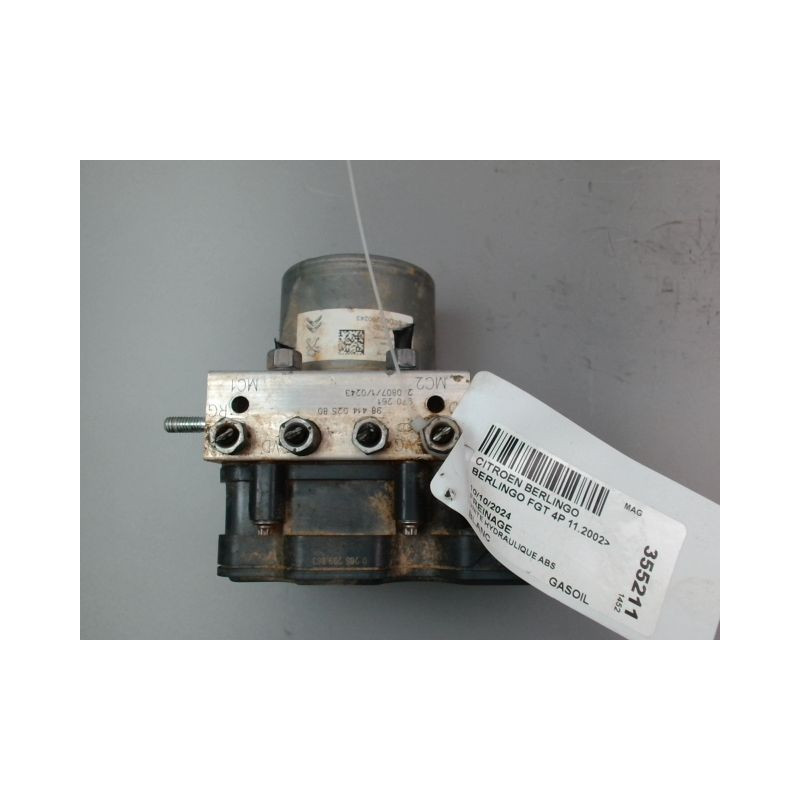 UNITE HYDRAULIQUE ABS CITROEN BERLINGO FGT 2002-