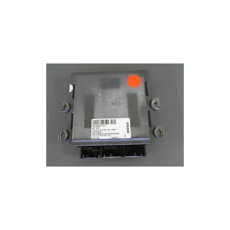 CALCULATEUR MOTEUR PEUGEOT 407 SW