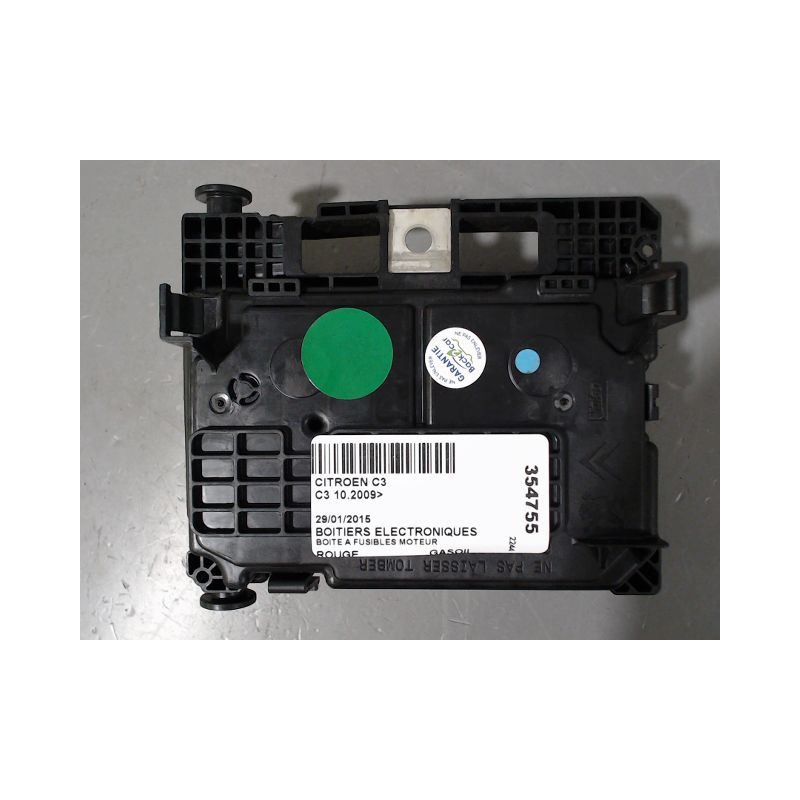 BOITE A FUSIBLES CITROEN C3 2009-