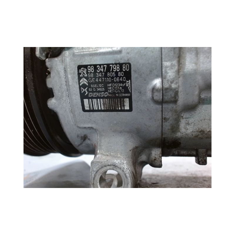 COMPRESSEUR AIR CONDITIONNE PEUGEOT 208