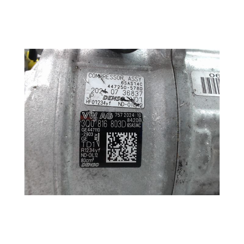 COMPRESSEUR AIR CONDITIONNE SEAT IBIZA 2008-