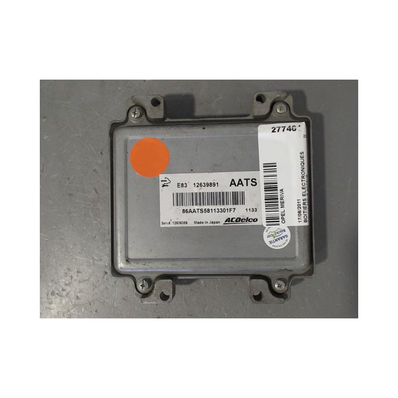 CALCULATEUR MOTEUR OPEL MERIVA