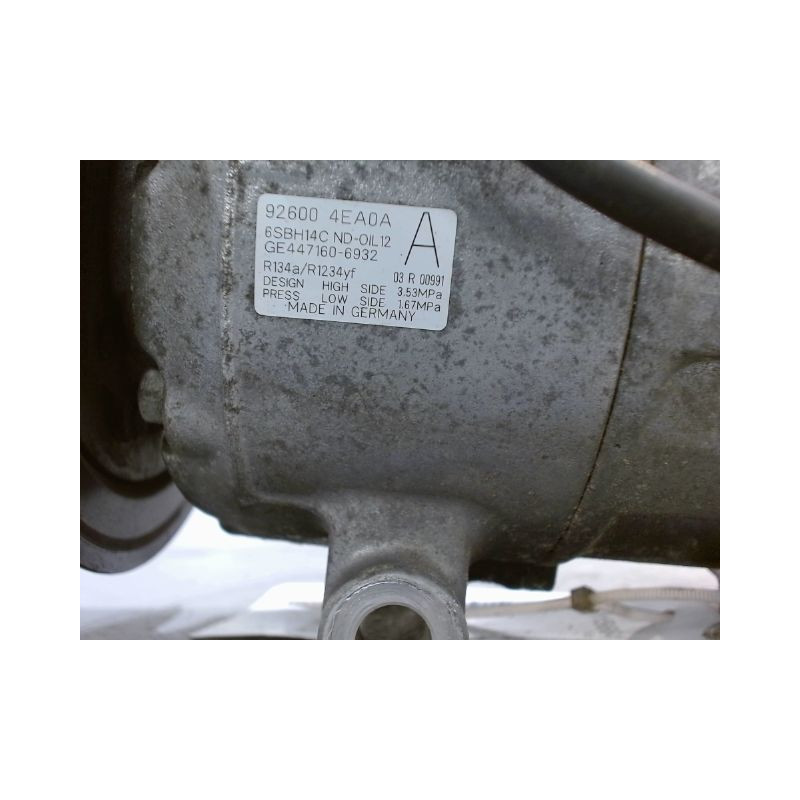 COMPRESSEUR AIR CONDITIONNE NISSAN QASHQAI