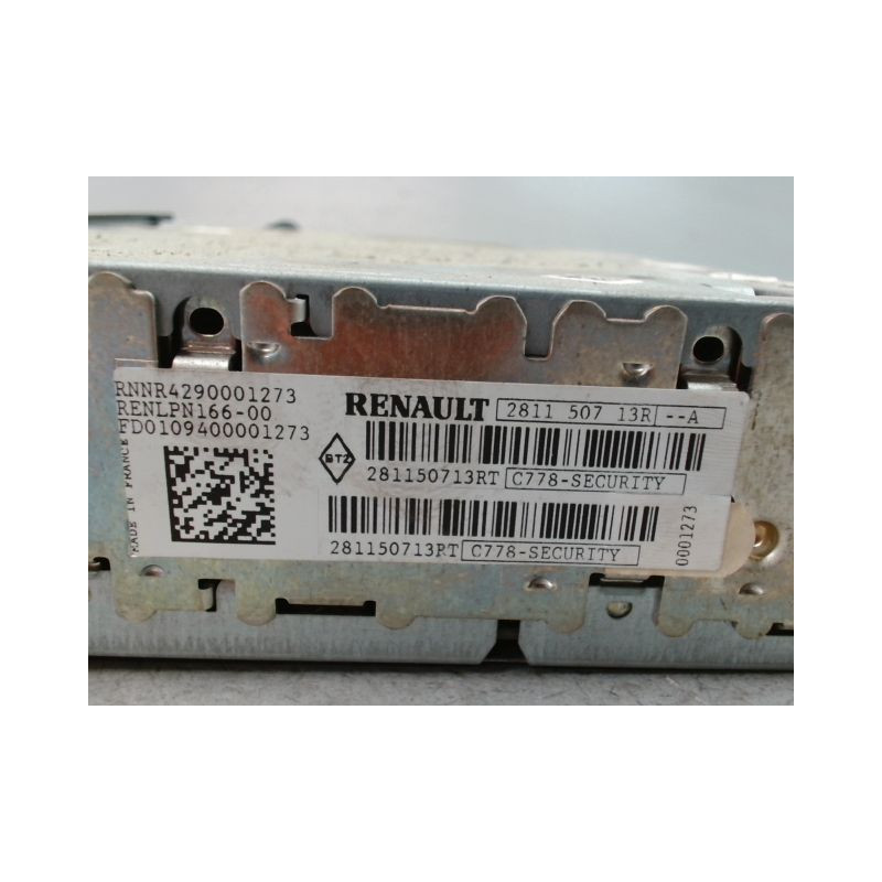 AUTORADIO RENAULT KANGOO BREAK II Phase 1 2008-2013