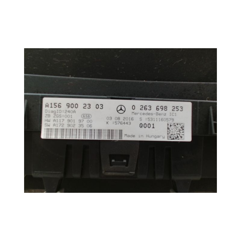 BLOC COMPTEURS MERCEDES GLA