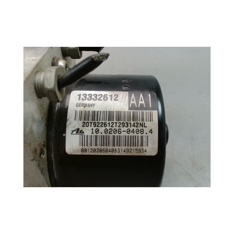 UNITE HYDRAULIQUE ABS OPEL ASTRA IV Phase 1 (J) 2010-2012