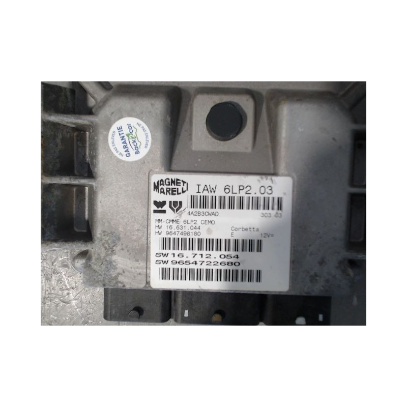 CALCULATEUR MOTEUR PEUGEOT 206 3P