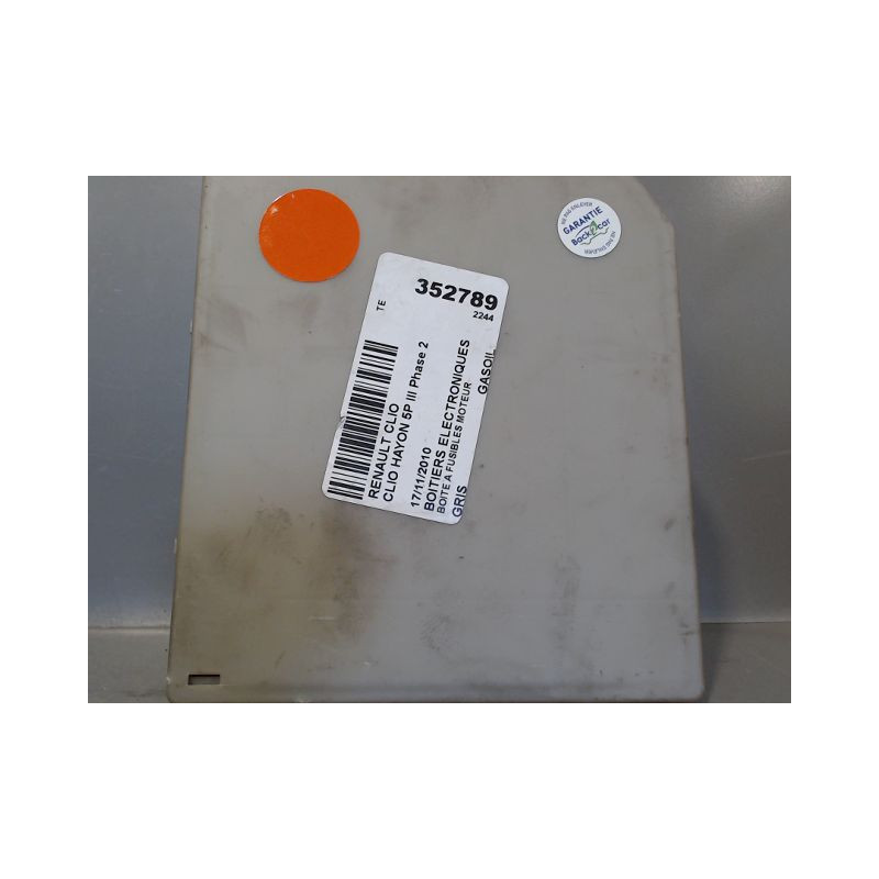 BOITE A FUSIBLES RENAULT CLIO III Phase 2 2009-2014