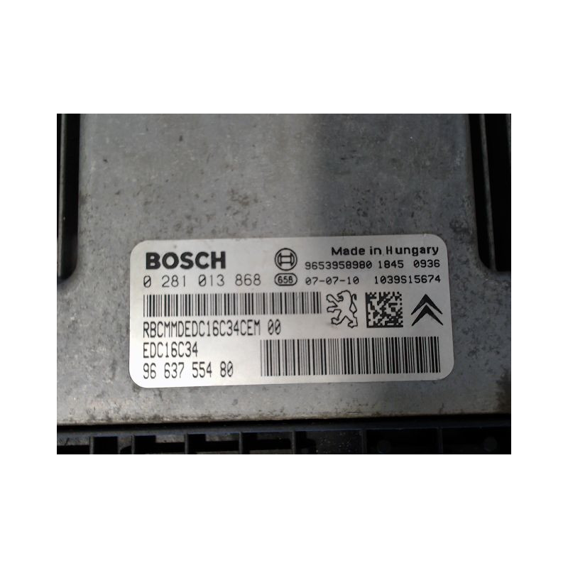 CALCULATEUR MOTEUR PEUGEOT 207