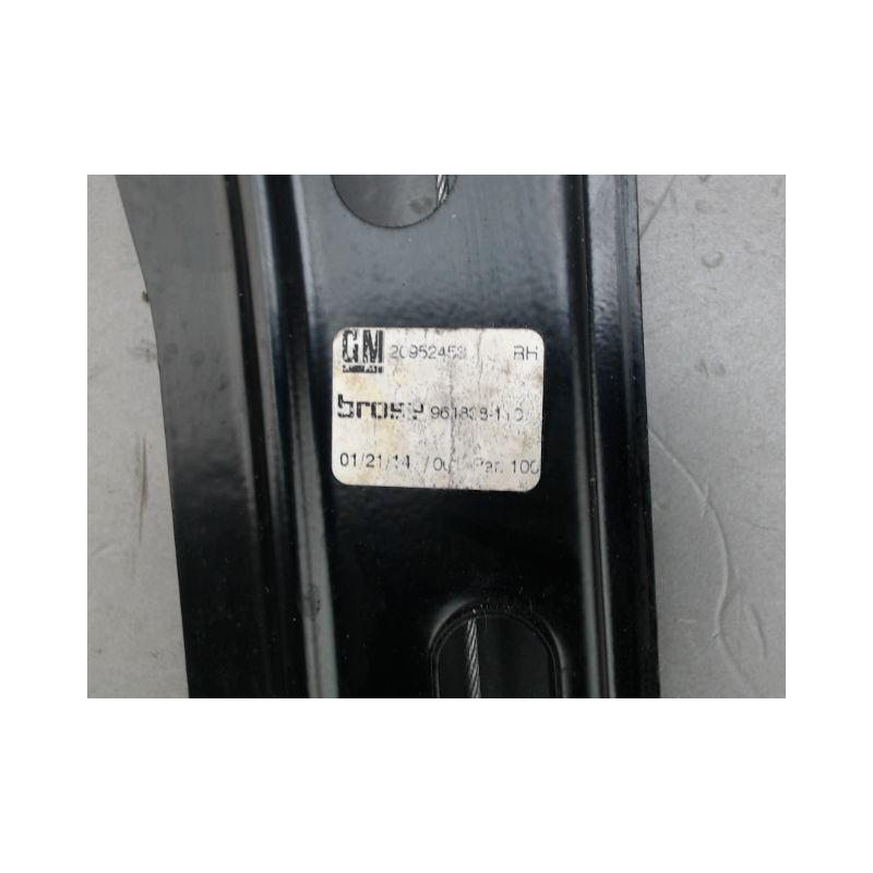 MECANISME LEVE-GLACE AVANT DROIT OPEL INSIGNIA