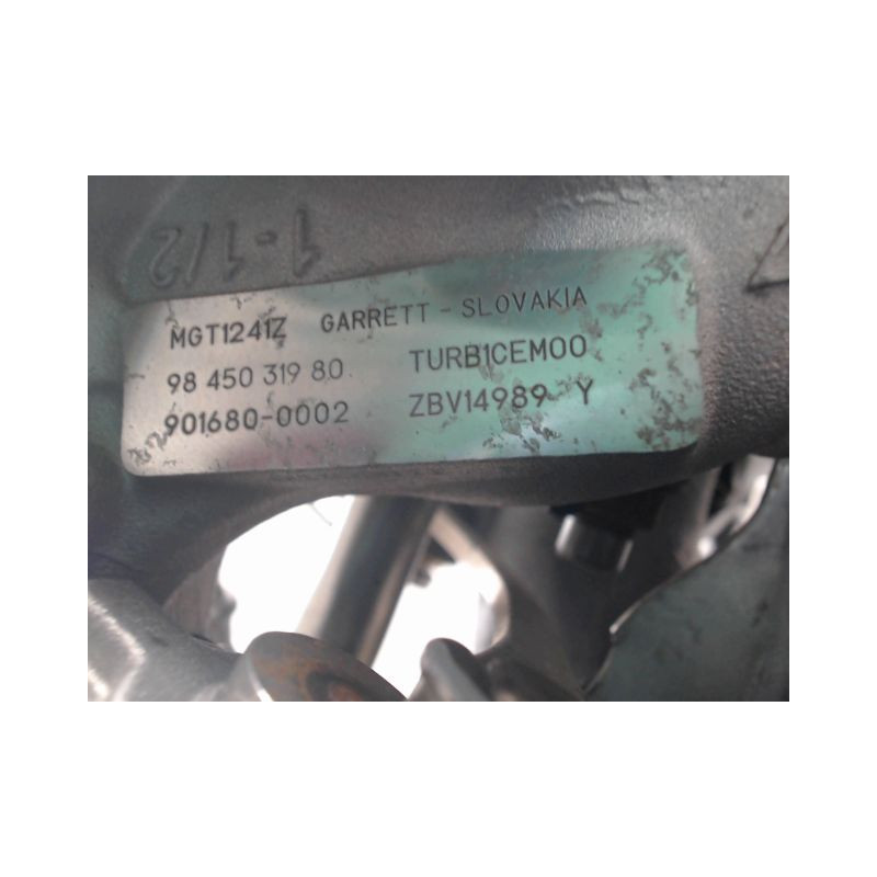 MOTEUR ESSENCE PEUGEOT PARTNER 1.2 PureTech 110