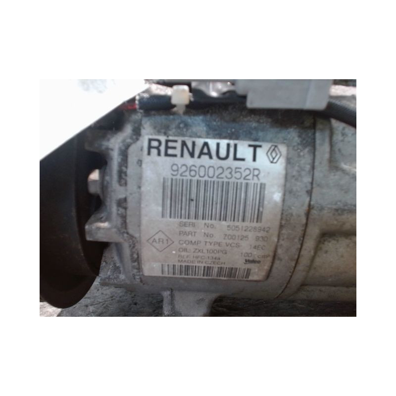 COMPRESSEUR AIR CONDITIONNE RENAULT CAPTUR
