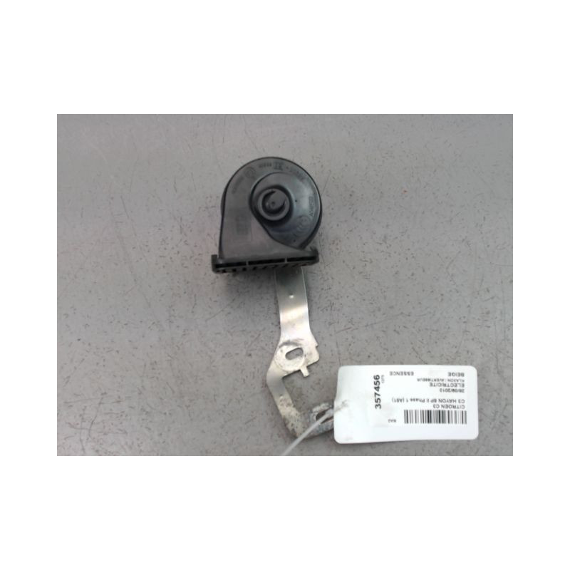 KLAXON / AVERTISSEUR CITROEN C3 II Phase 1 (A51) 2009-2013