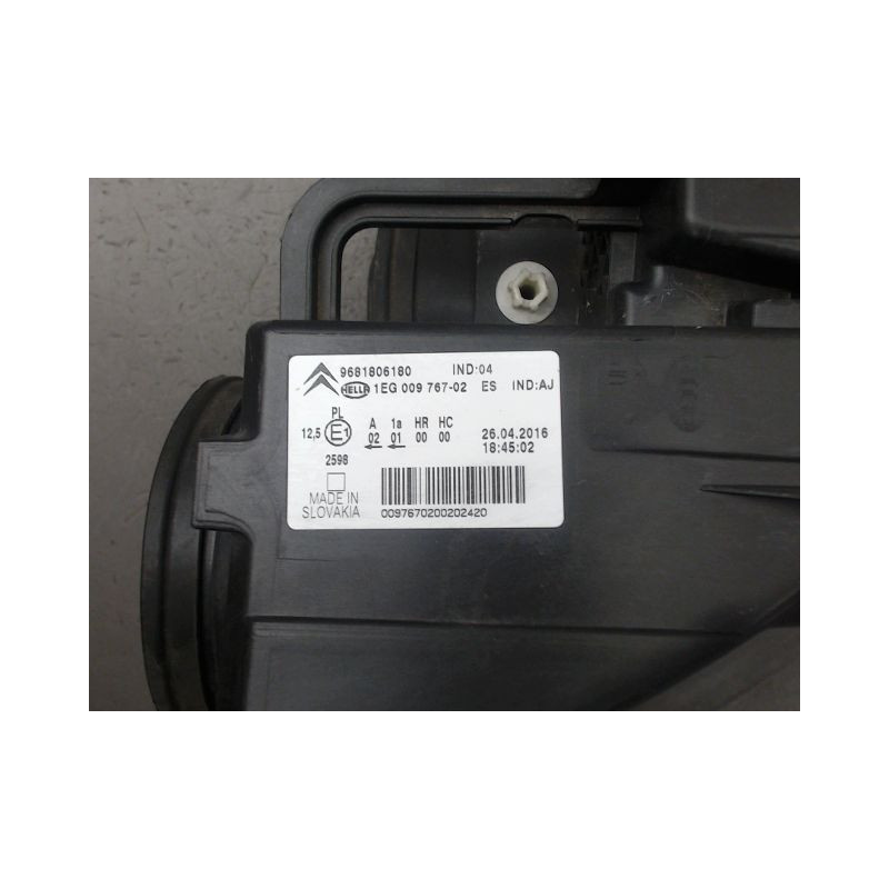 PHARE DROIT CITROEN C3