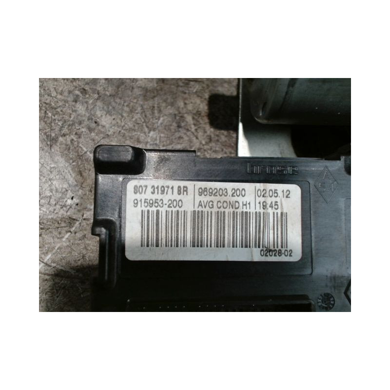 MECANISME+MOTEUR LEVE-GLACE AVANT GAUCHE RENAULT MEGANE