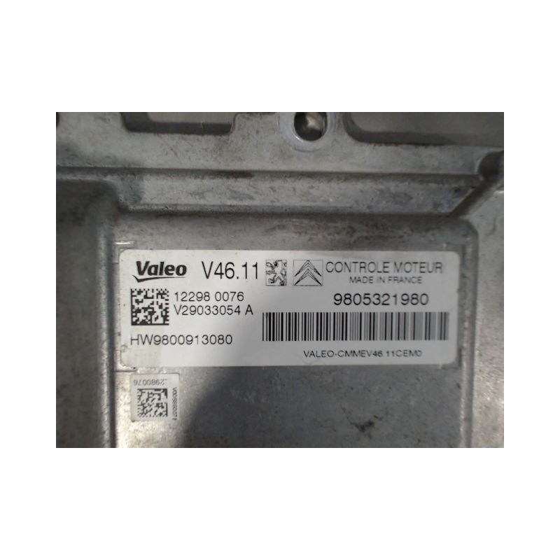 CALCULATEUR MOTEUR PEUGEOT 208 Phase 1 2012-...