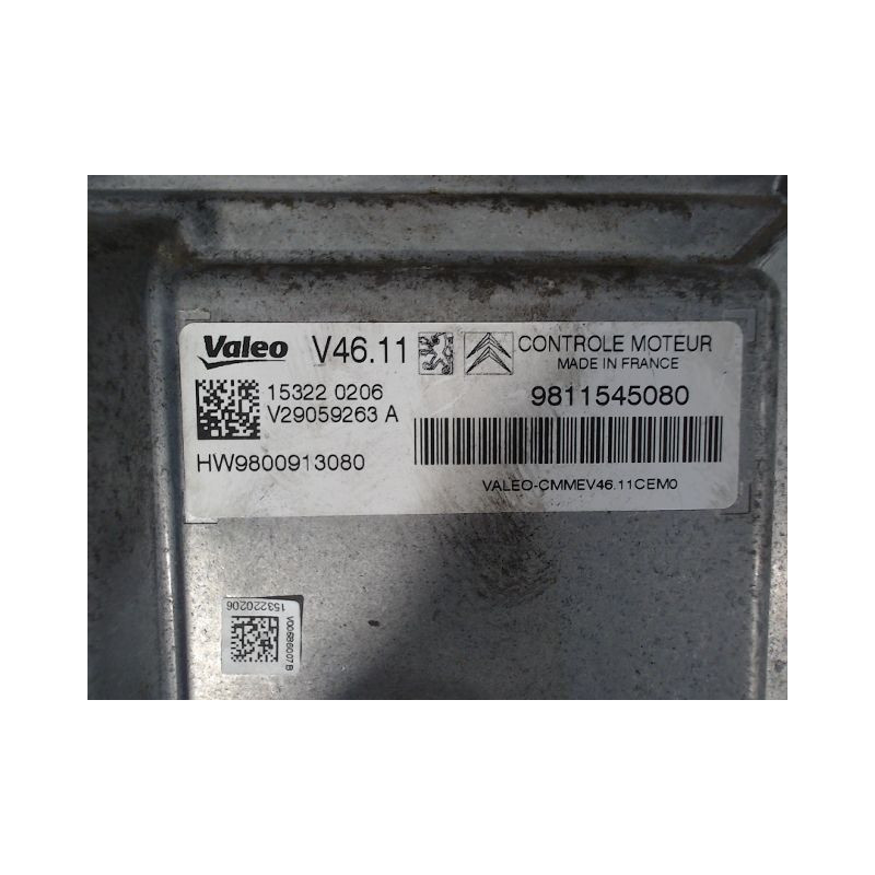 CALCULATEUR MOTEUR CITROEN C3 II Phase 2 (A51) 2013-2016