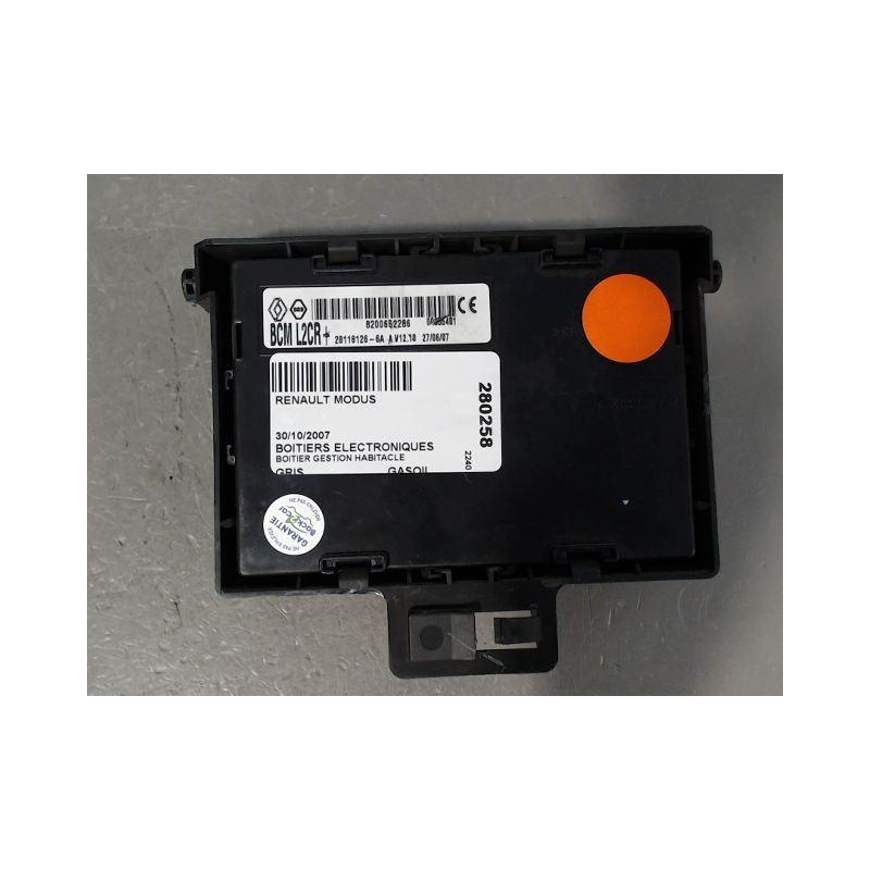 BOITIER GESTION HABITACLE RENAULT MODUS