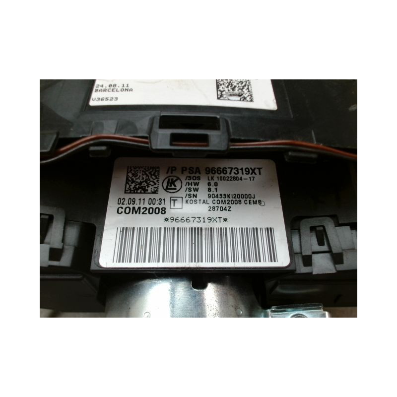 BLOC COMMODOS PEUGEOT 3008 BREAK I Phase 1 2009-2013