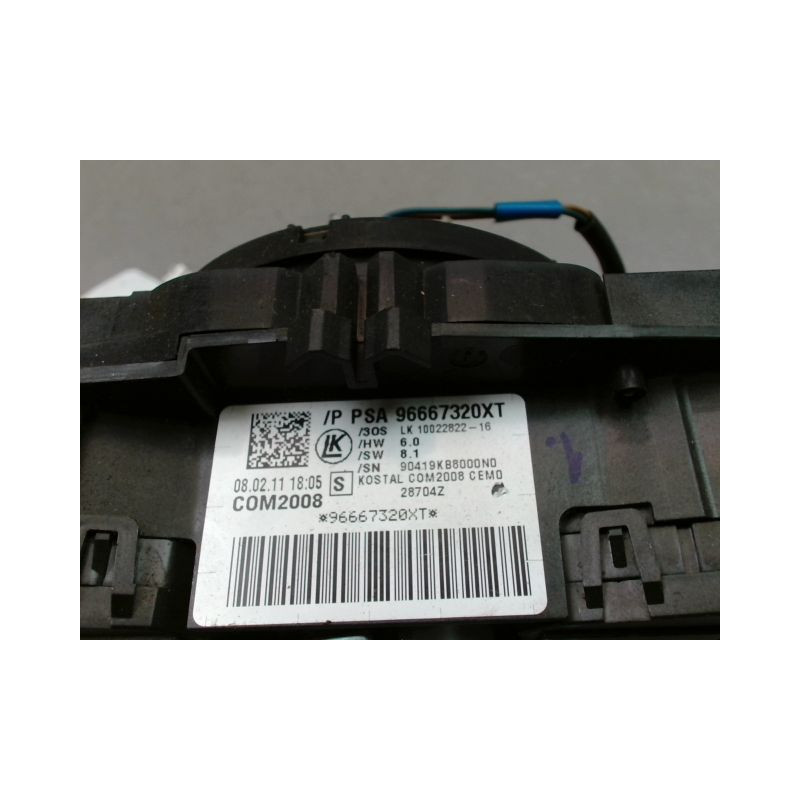 BLOC COMMODOS PEUGEOT 3008 BREAK I Phase 1 2009-2013