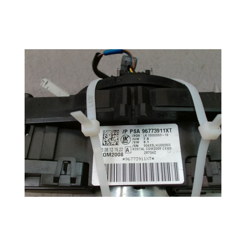 BLOC COMMODOS PEUGEOT 3008 BREAK I Phase 1 2009-2013