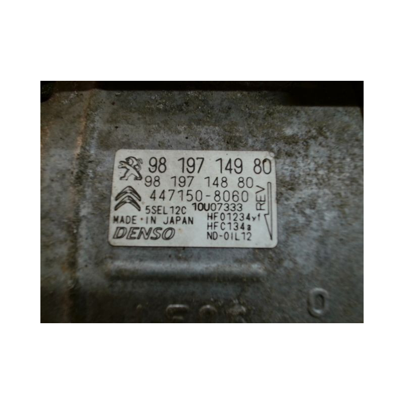 COMPRESSEUR AIR CONDITIONNE CITROEN C4