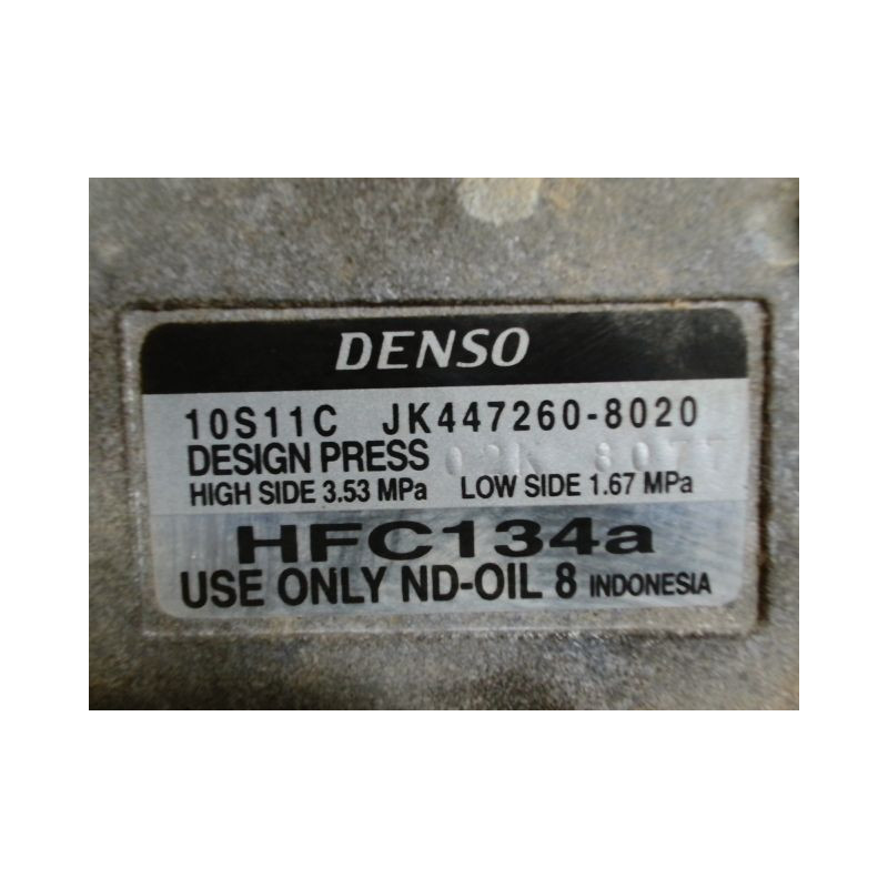 COMPRESSEUR AIR CONDITIONNE TOYOTA HILUX SIMPLE CABINE 2006-