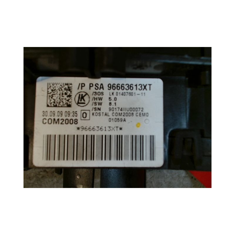 BLOC COMMODOS PEUGEOT 3008 1  DIESEL